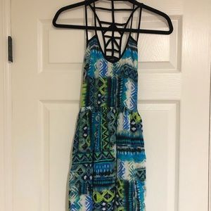 Colorful Mini Aztec Dress